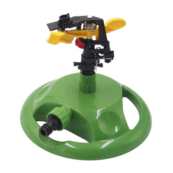 Roterande sprinkler på en pulserande bas