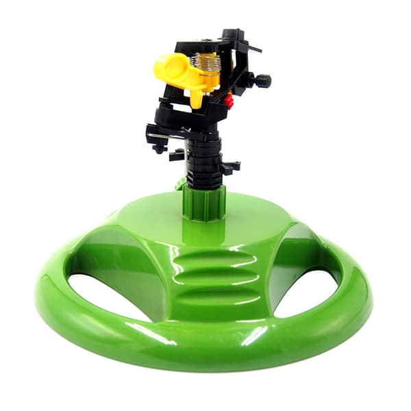 Roterande sprinkler på en pulserande bas