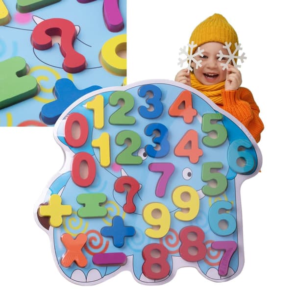 Puslespil/puslespil for de yngste "numre"