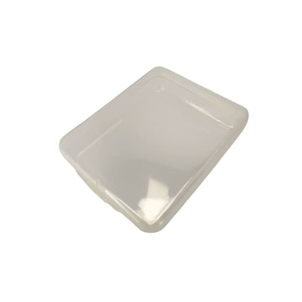 Transparent plastkasse 11,5 x 9,2 x 2,8 cm