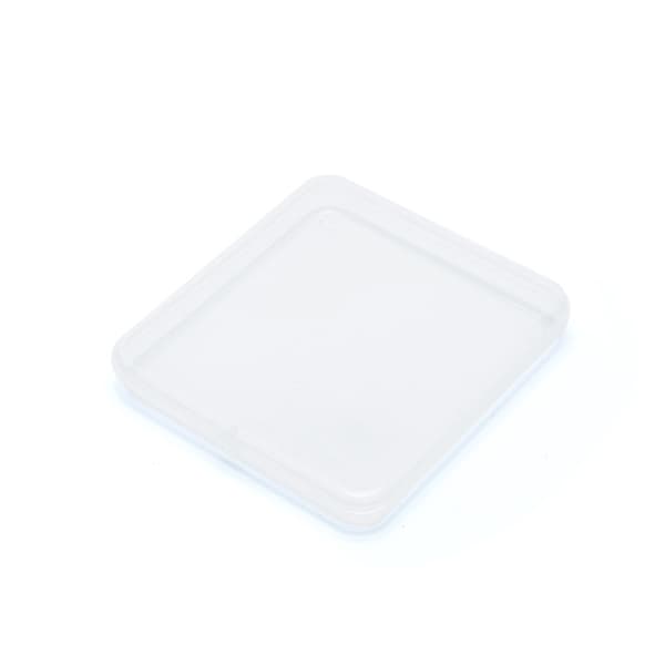 Transparent plastkasse 11,5 x 9,2 x 2,8 cm