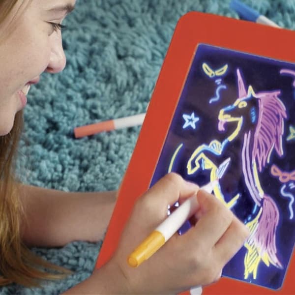 Magisk 3D tegnetablet + kuglepenne - rød