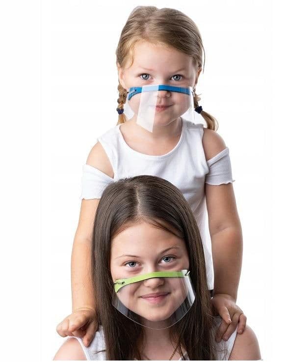 Mini näsa och mun visir - grön