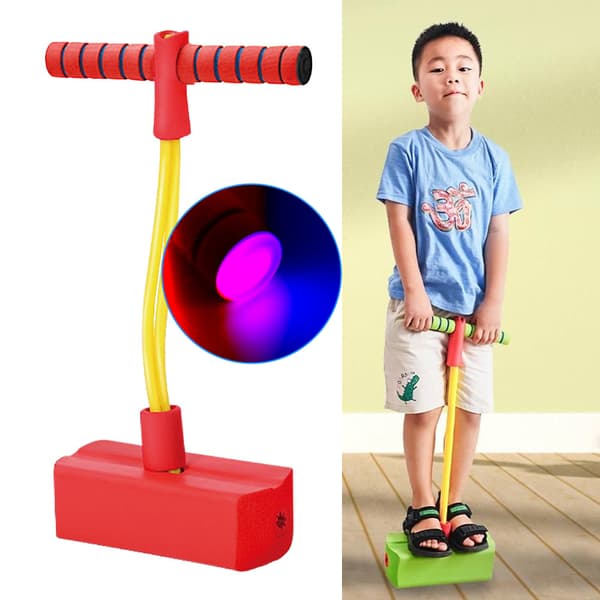 Pogo jumper, skumhoppstång för barn att leka - röd
