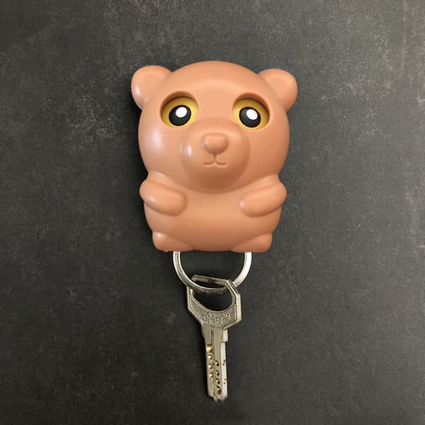 Nøgleophæng - brun bamse