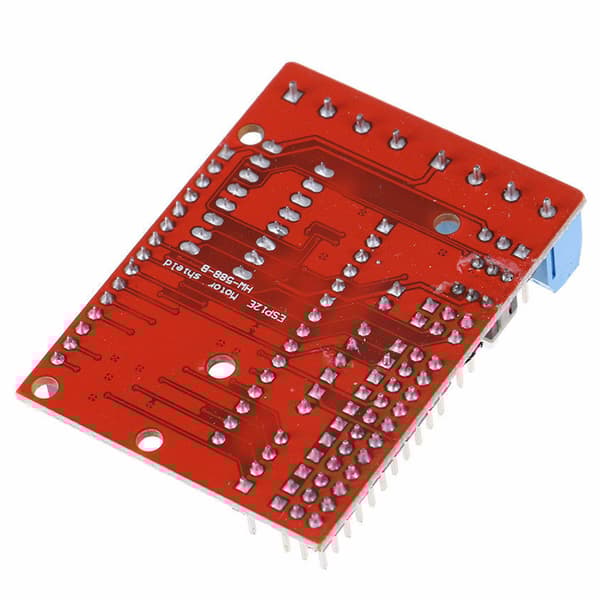 L293D-moottoriohjain ESP8266 WiFi ESP12E Lua -laitteeseen - punainen
