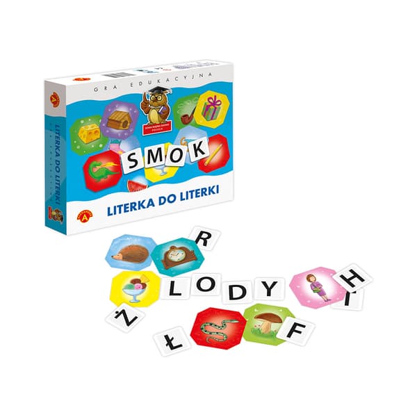 Pedagogiskt spel Alexander - Owl Wise Head - Letter to Letter