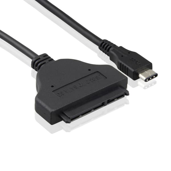 USB-C 3.1 til SATA 22-pin HDD SSD-adapter