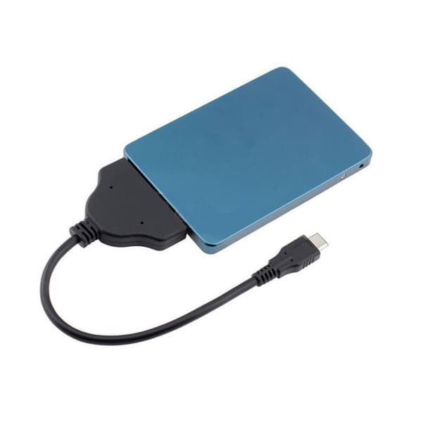 USB-C 3.1 til SATA 22-pin HDD SSD-adapter