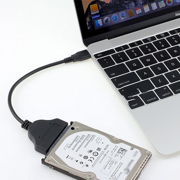 USB-C 3.1 til SATA 22-pin HDD SSD-adapter