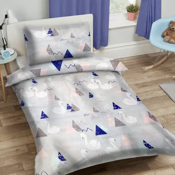 Børnesengesæt 90x120cm - svaner POLSK PRODUKT