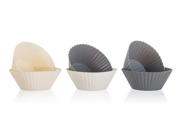 Silikonemuffins 6 stk 7,5 cm ALLEGRIA
