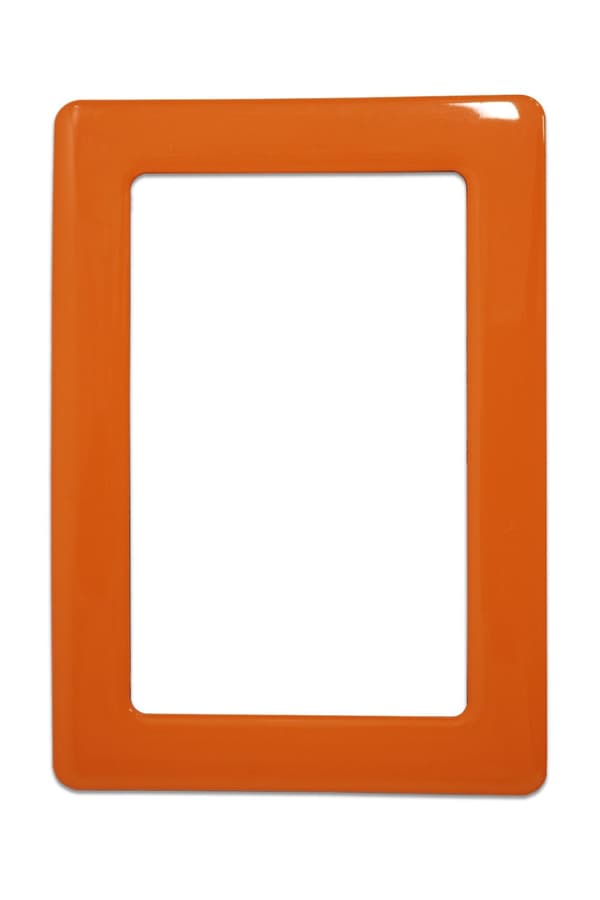 Magnetisk selvklæbende ramme, størrelse 13x8,1cm - orange