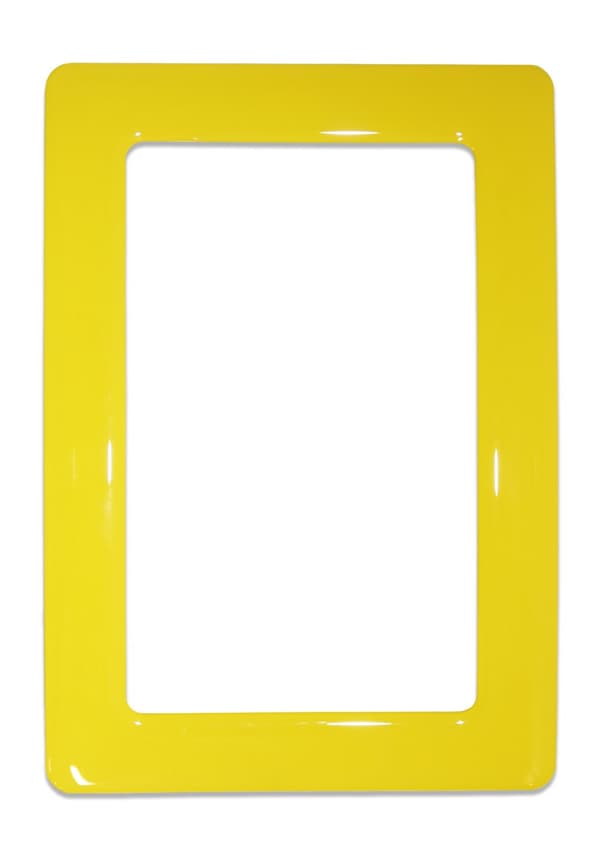 Magnetisk självhäftande ram, storlek 13,0x8,1cm - gul