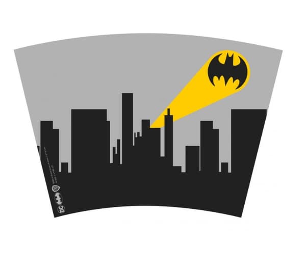 Batman termisk mugg, 250 ml - svart och grå, LICENSIERAD, ORIGINALPRODUKT