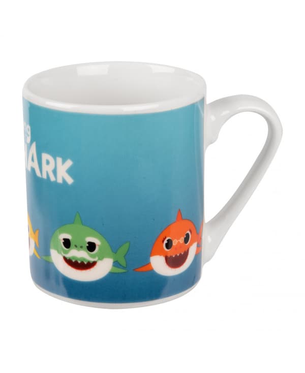 Baby Shark porcelæn krus 230 ml, LICENSERET, ORIGINAL PRODUKT