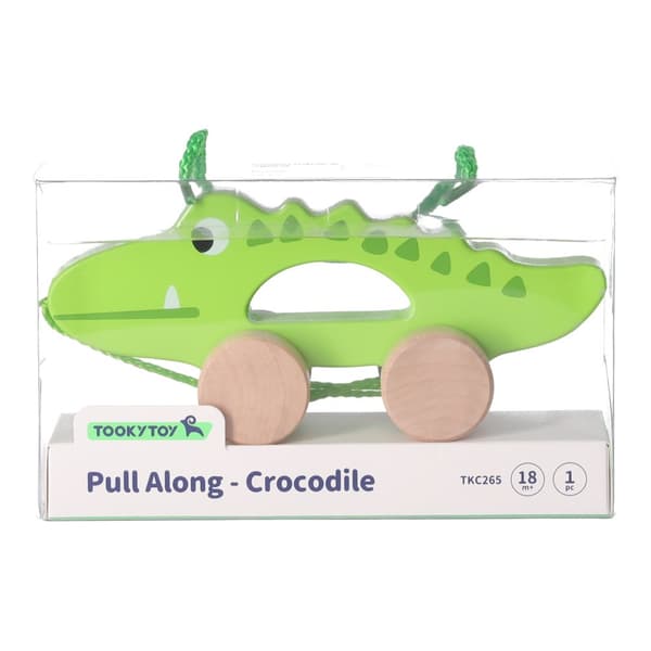 Tooky Toy Træ Pull-On Krokodille