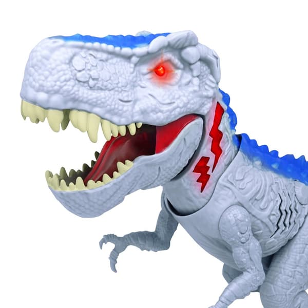Mighty Grey Blue Dinosaur fra Dragon-i Toys