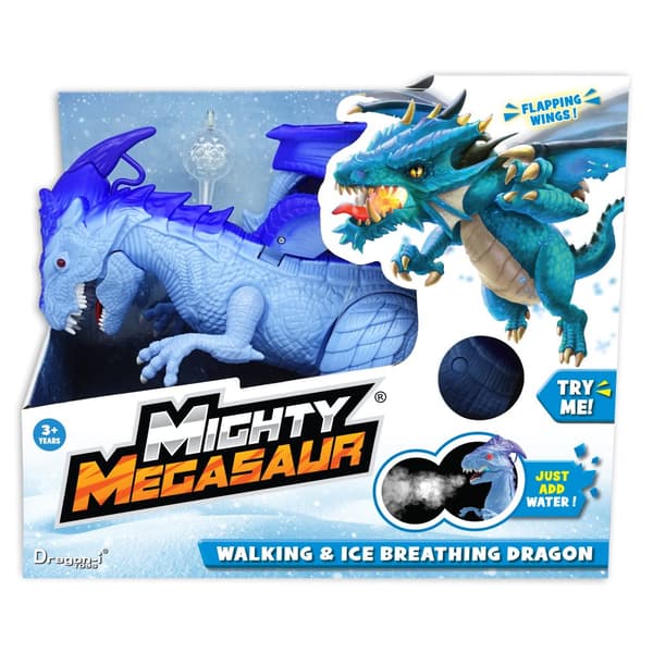Mega stor gående, lydskabende dinosaur fra Dragon-i Toys