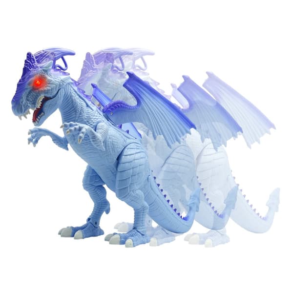 Mega stor gående, lydskabende dinosaur fra Dragon-i Toys