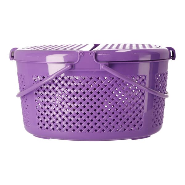 Suljettu piknikkori - soikea violetti, PUOLALAINEN TUOTE