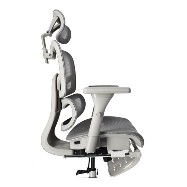 Ergonomisk kontorstol justerbar mesh stol - Grå