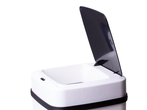 Automatisk affaldsspand 10l - hvid