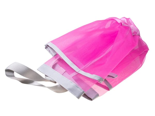 Mesh strandtaske til legetøj - pink