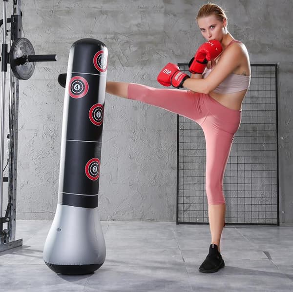 Uppblåsbar, stående boxningspåse för MMA karate