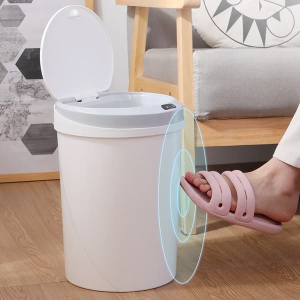 Automatisk affaldsspand med intelligent sensor 12l - grå/batteri