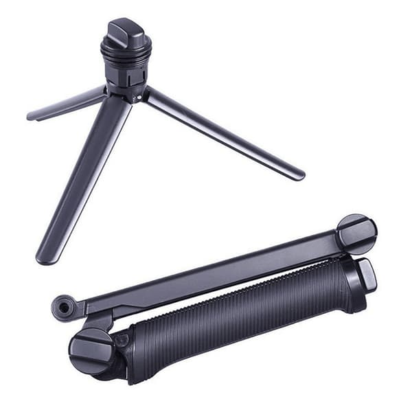 Bøjeligt Monopod-stativ til GoPro 3-vejs sportskamera - sort