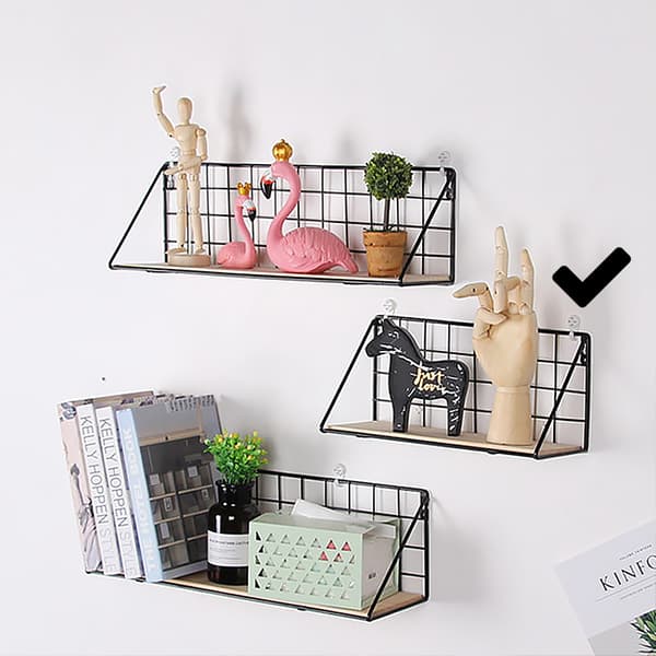 LOFT stil væghylde 29,5 cm - sort