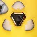 Miniatyrbillede 4 af 6: 3-i-1 skræller med tre blade - sort