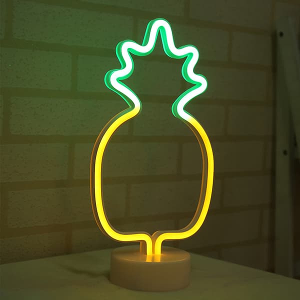 Dekorativ LED neonlampa - ananas