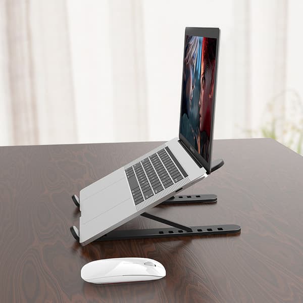 Sammenfoldelig Laptop Stand - Sort