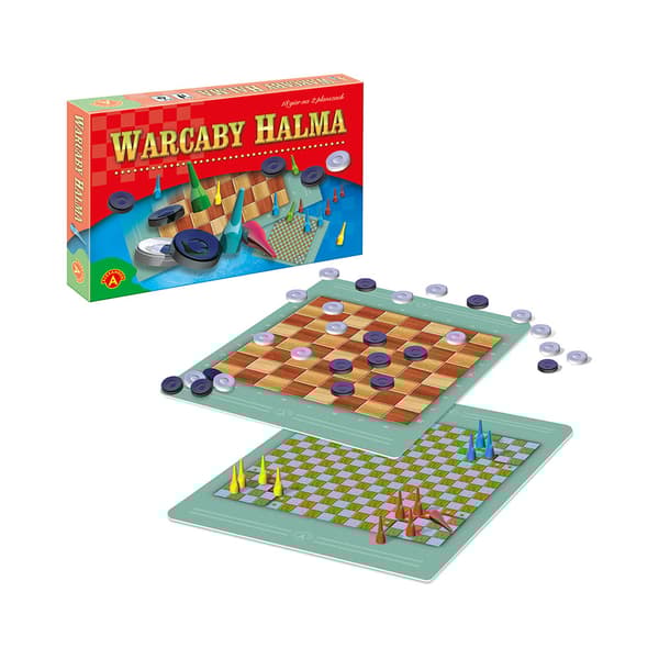 Brädspel Alexander - Dam, Halma