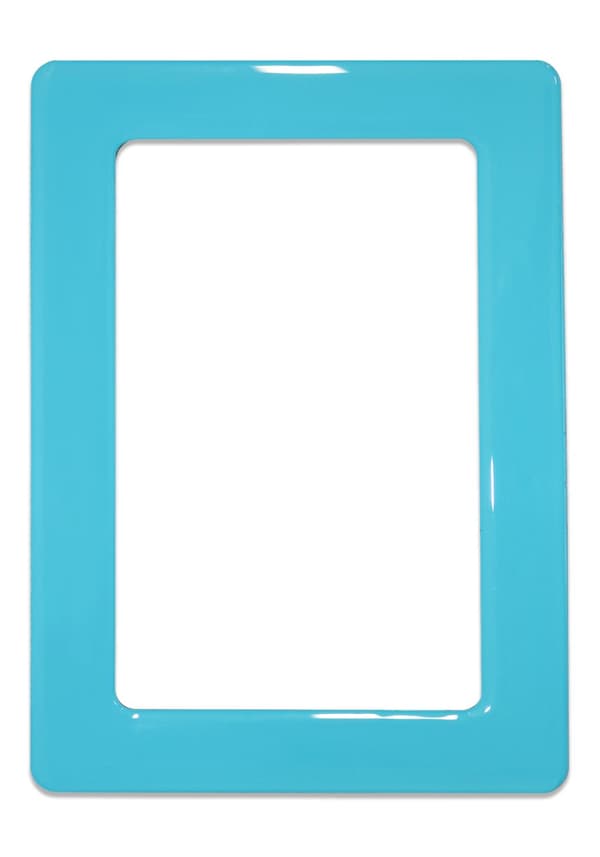 Magneettinen itseliimautuva kehys, koko 13,0x8,1 cm - vaaleansininen
