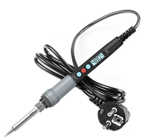 Digital loddekolbe med temperaturregulering 90W