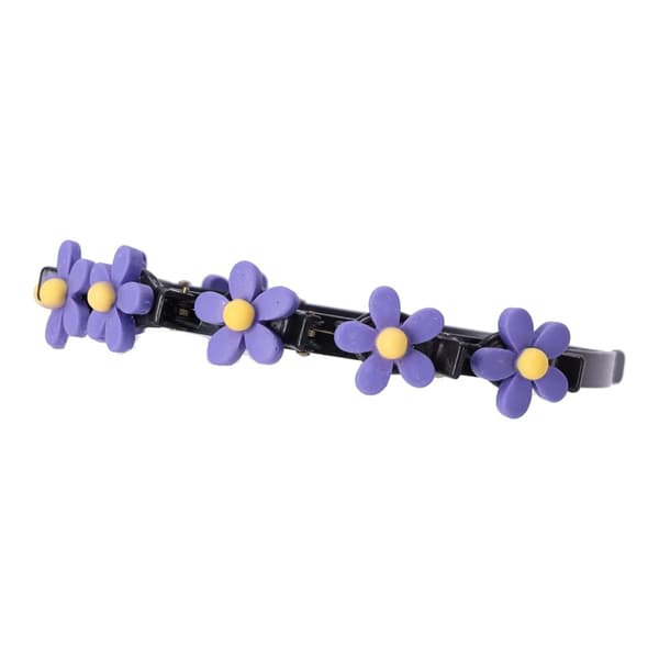 Pandebånd med hårnåle - blomst, V-mønster