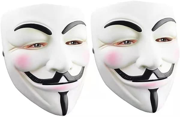 ANONYMI VENDETTA maski - tyyppi 7