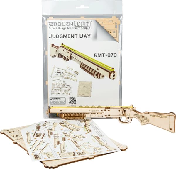 Træ 3D-puslespil - Judgament Day RMT-870 Pistol