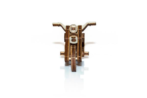 Træ 3D puslespil - Chopper Motorcykel