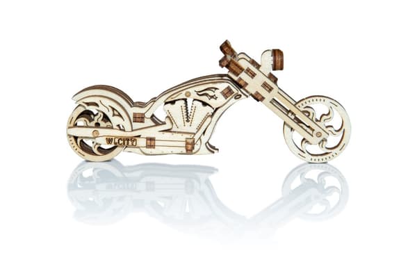 Træ 3D puslespil - Chopper Motorcykel