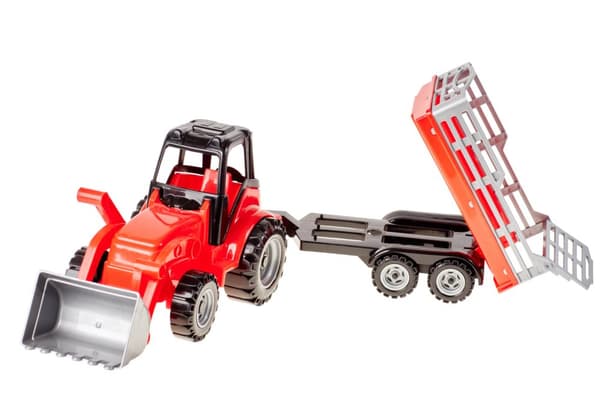 Traktor med lastare och släp – modell 084