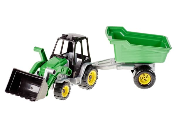 Traktor med læsser og trailer – model 138