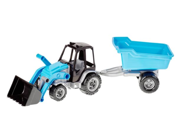Traktor med læsser og trailer – model 138