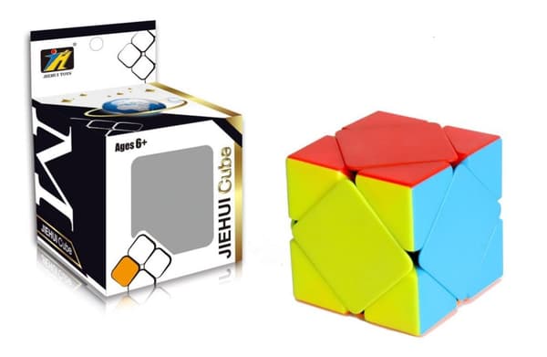 Moderne puslespil, logikterning, Rubiks terning - Skewb, type II