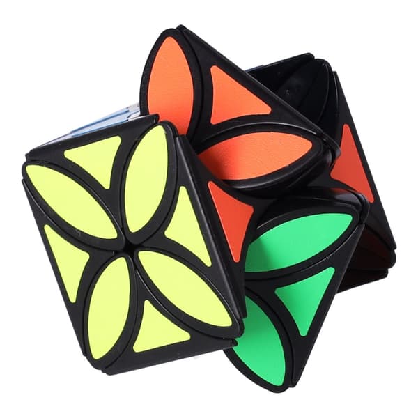 Moderne puslespil, logisk terning, Rubik's Cube - Leaf Clover, type III