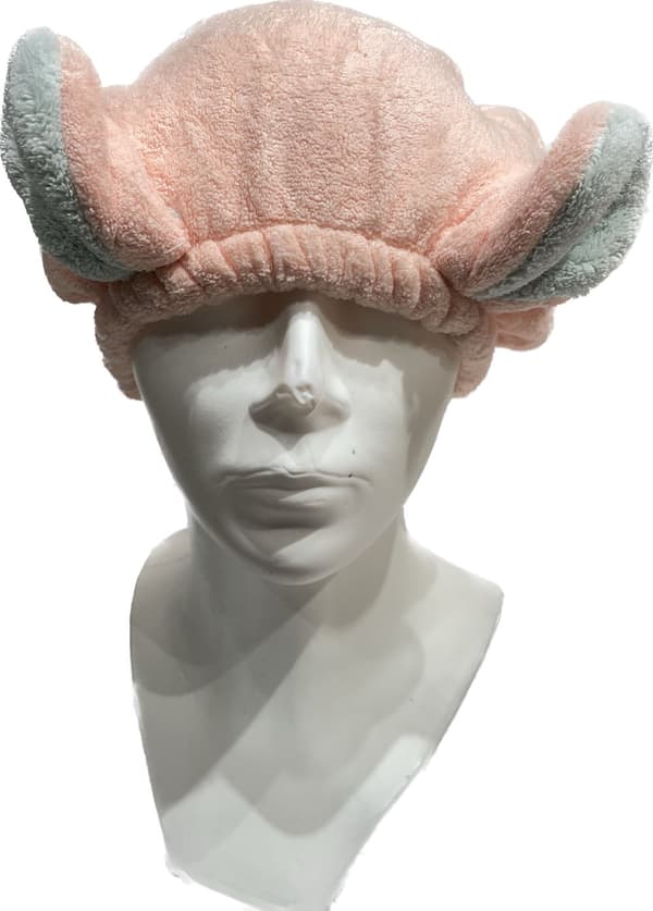 Superabsorberande hårhandduk, hårturban - med öron