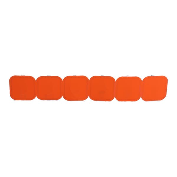 Selvklæbende kroge 6 stk - orange